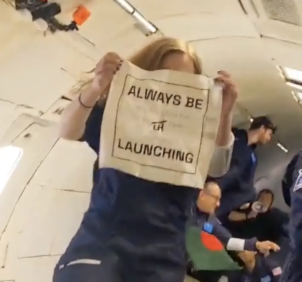 that one time our logo went to space